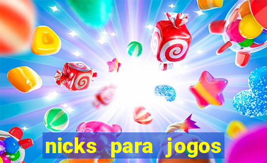 nicks para jogos de tiro