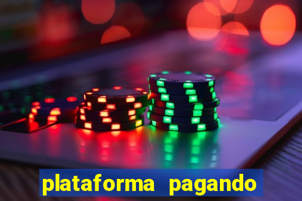 plataforma pagando no cadastro