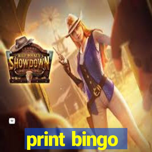 print bingo