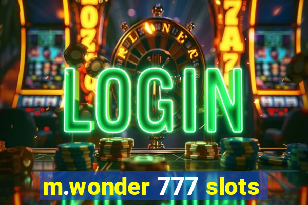 m.wonder 777 slots