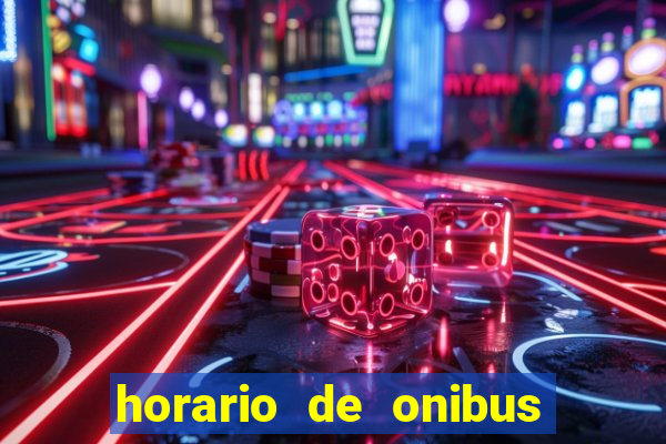 horario de onibus santos dumont x juiz de fora