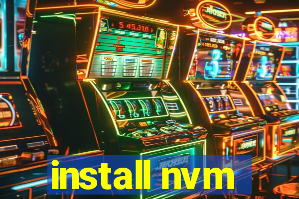 install nvm